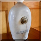DL18. Henderson Foot Warmer lamp.